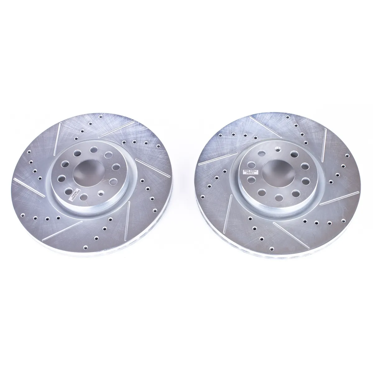 Evolution Drilled/Slotted Zinc Plated Rotors (Pair) product image