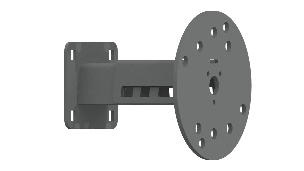 18c Jeep Jlu Stealth Rear Tire Carrier Accessory | Extended Wheel Mount | 8.5in product image