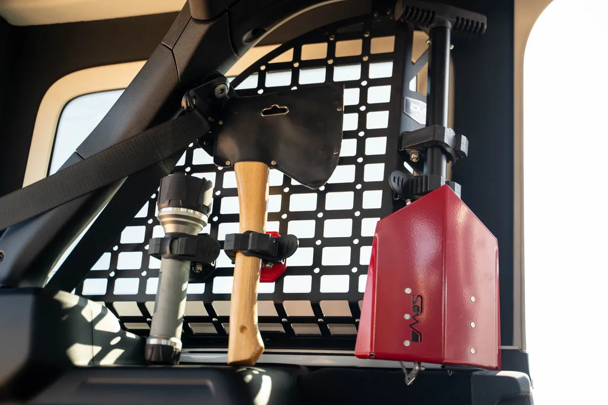 Quick Release Molle Panel Tool Mounts Red For Mollee 1.5x1in product image