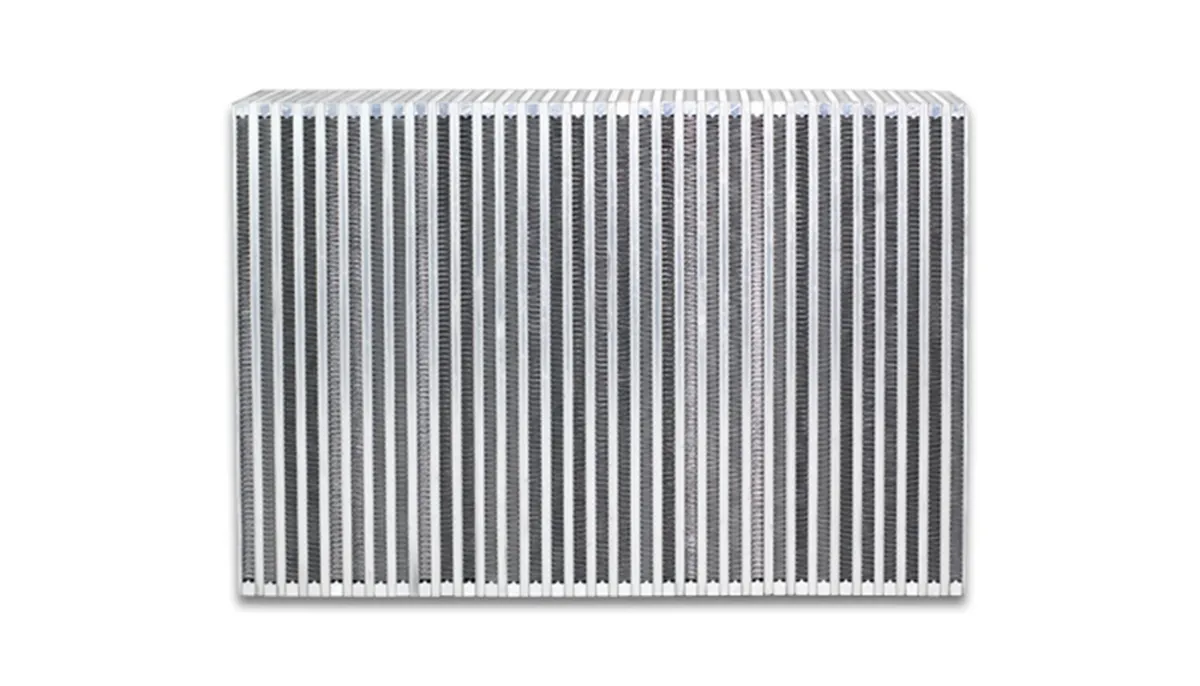 Vertical Flow Intercooler Core; 12 in. Core Width; 3.5 in. Core Thickness; 8 in. Height; 6061 Aluminum; product image