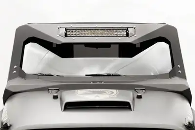 Fab Fours Light Bar Insert Mount; Powder-Coated; Front Vi-Cowl 20 in.;