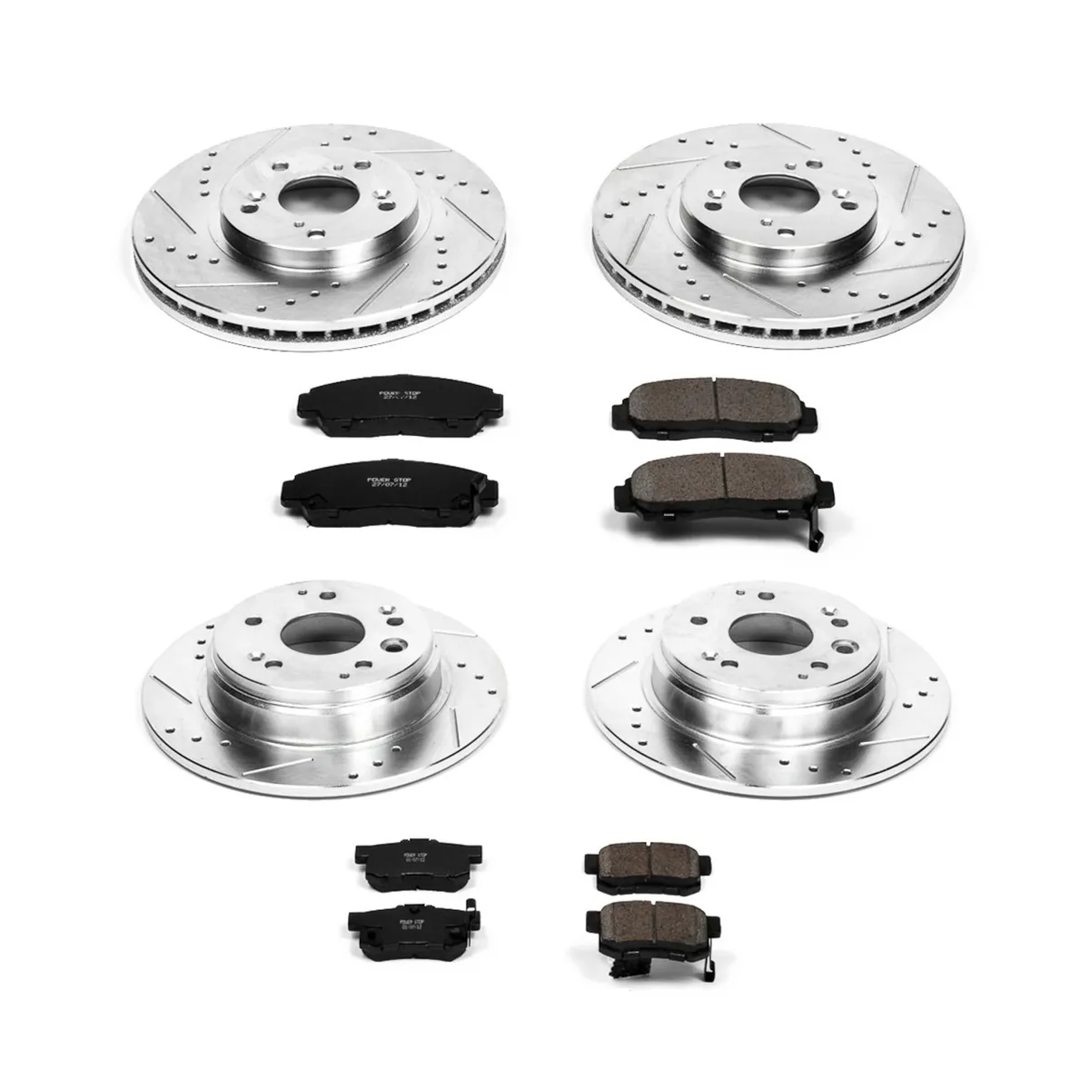 Z23 Evolution Sport Upgrade Kit: Drilled/Slotted Rotors; Carbon-Fiber Ceramic Pads W/Hardware product image