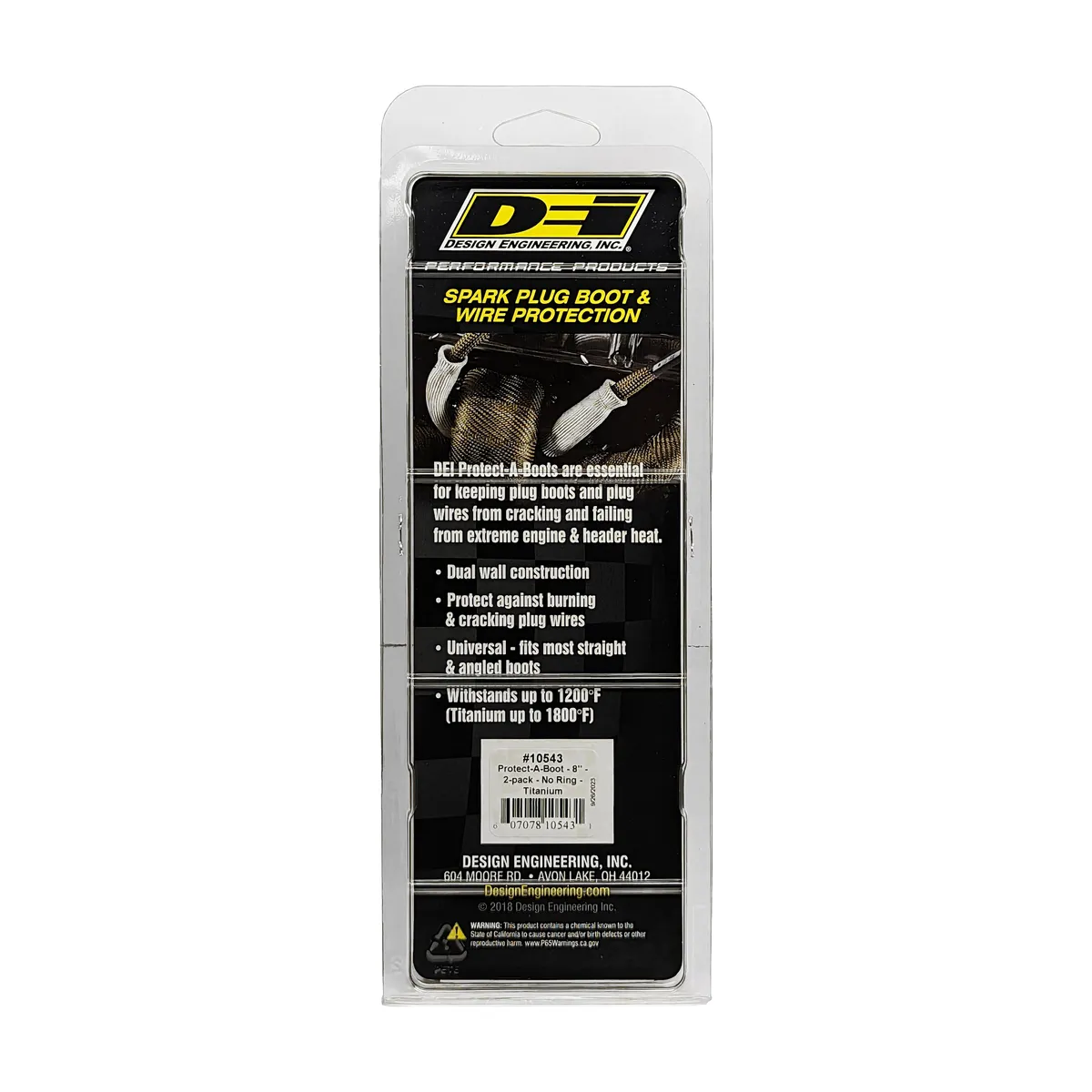 DEI 10543 Titanium Protect-A-Boot XL Ringless 8 2-Pack 010543 product image