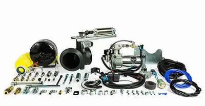 Pacbrake Direct Mount 4 Inch Prxb High Performance Exhaust Brake Kit For Dodge RAM 4.5-05 Cummins 5.9l Isb 24 Valve Engine W48re Automatic Transmission Pacbrake