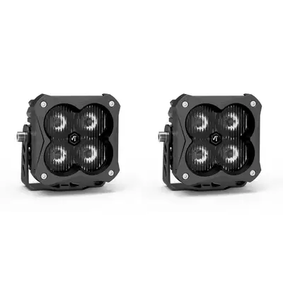 Vivid Lumen Industries FNG 3 RR SAE 3 Inch Backlit Fog Light Pods Round Dot/SAE Pair Vivid Lumen