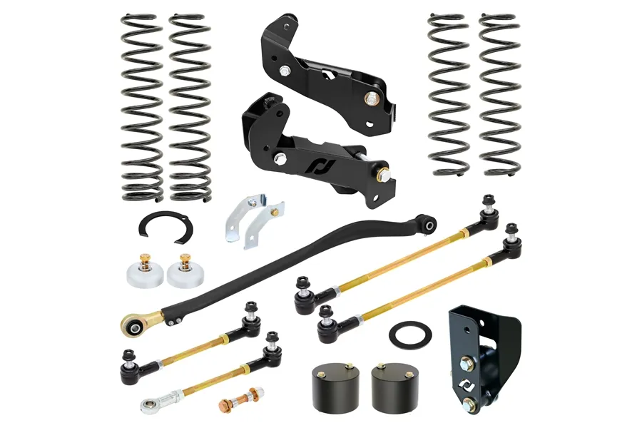 Rock Jock Driver Lift Kit for JL Wrangler w/ 392 Hemi 3.5 Inch lift RockJock 4X4