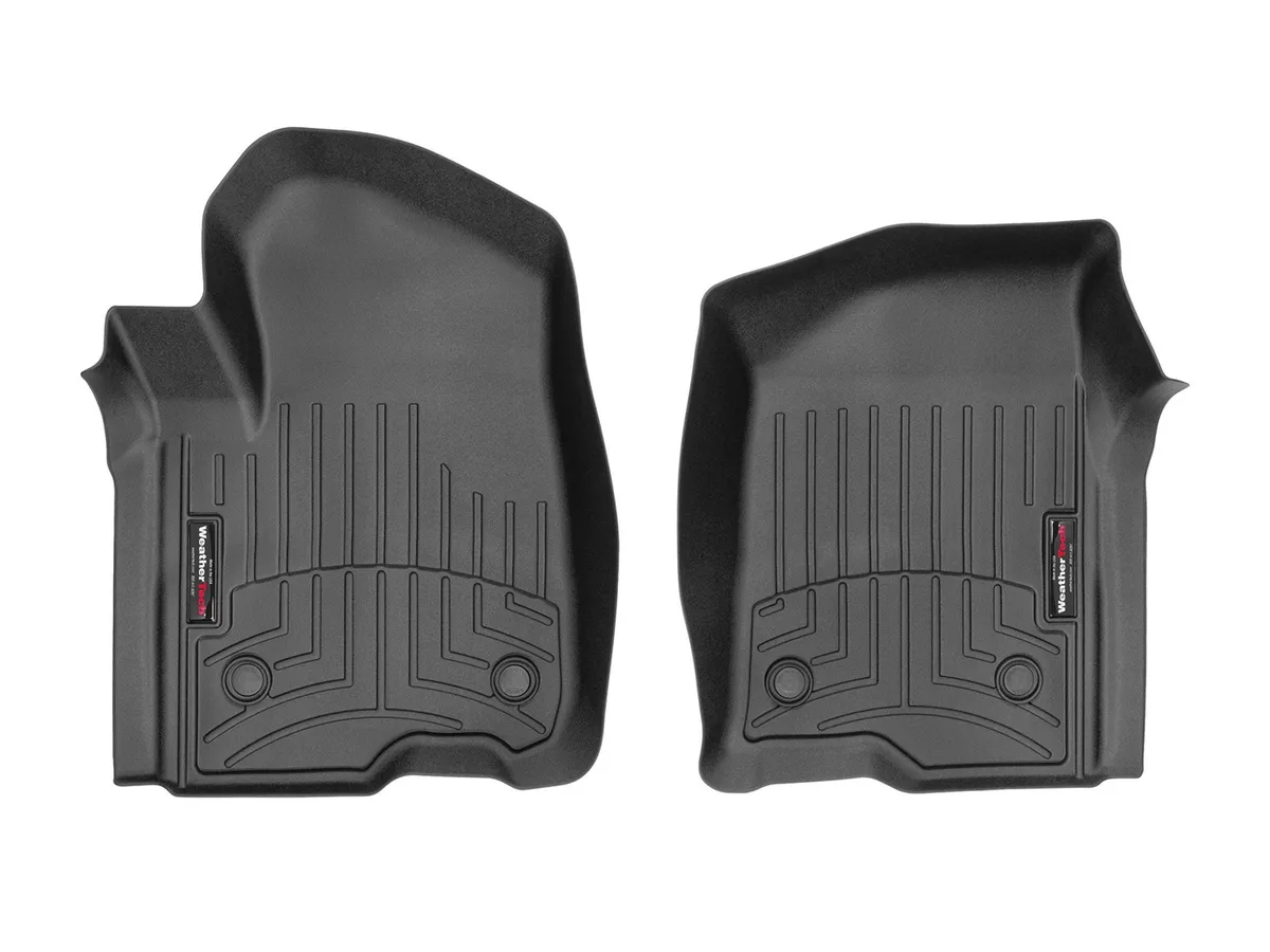 Black Front FloorLiner Silverado 1500 2019 + Crew Cab product image