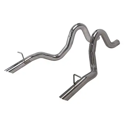 Pypes Performance exhaust 1986-1993 Mustang 3 Inch Tailpipe Exhaust Kit 304 Polished Stainless Steel Pypes Performance Exhaust