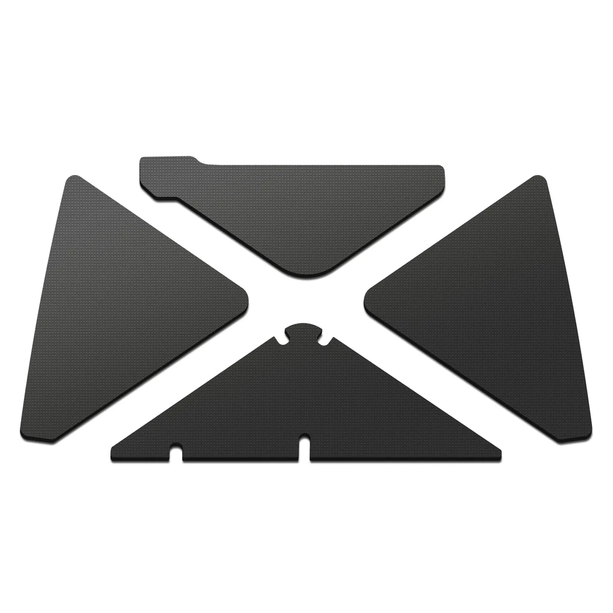 0717 Wrangler JK Under Hood Liner Kit Peel & Stick Black product image