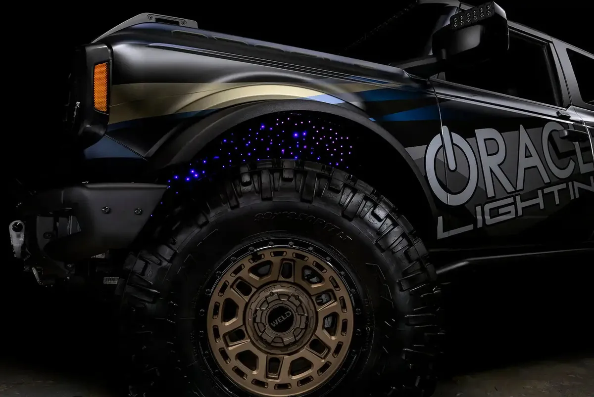Oracle Lighting Fiber Optic Wheel Liner Colorshift® Rgb+w Kit - 40w Led/ 600 Fibers product image