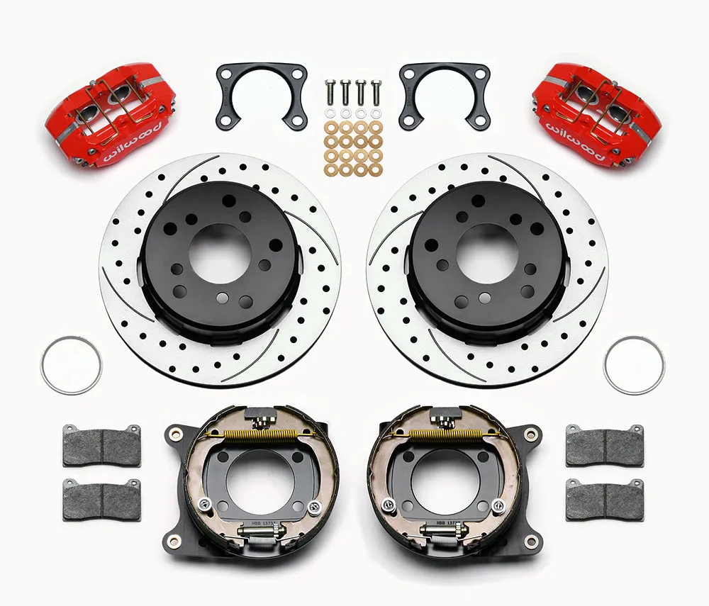 Wilwood DPL PS Park Brake Kit Red Big Ford 2.00in Off Bronco 5 x 5.50 product image