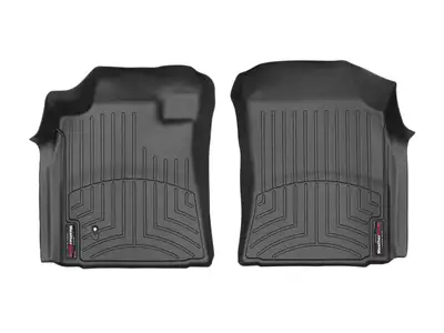 Weathertech 2005 - 2007 Toyota Sequoia Black Front FloorLiner / 2005 - 2006 Toyota Tundra Black Front FloorLiner / 2005 - 2006 Toyota Tundra Access Cab Black Front FloorLiner