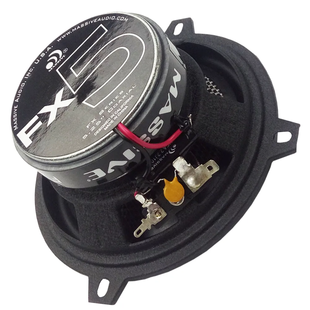 Massive Audio 2way 60/120w Max 20mm Invertered Aluminum Drome Tweeter (5.25in)