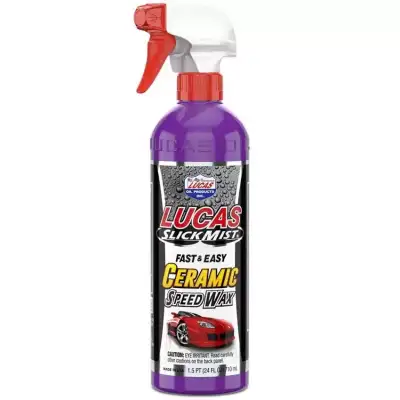 Lucas Oil Products Slick Mist Ceramic Speed Wax 24 Ounce Case of 6