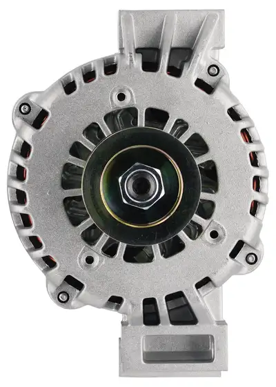 Power Master Alternator; AD244; Transverse Mount; 220 Amp; 150 Idle; w/4 Pin Voltage Regulator; Natural;