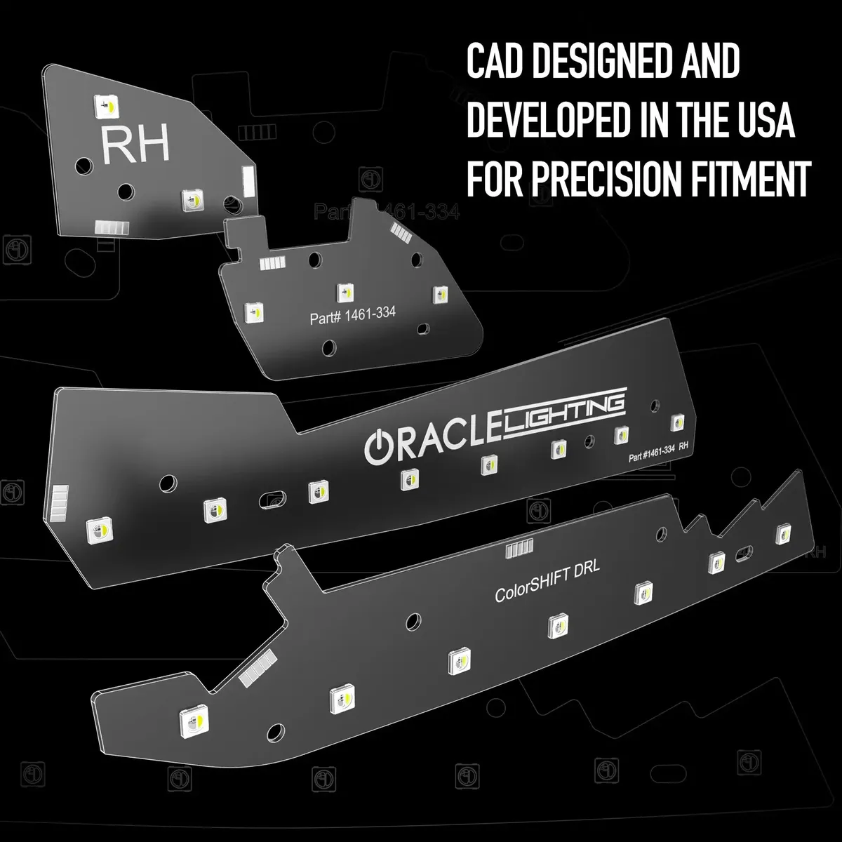 ORACLE Lighting 2018-2021 Toyota Tundra Dynamic ColorSHIFT Headlight DRL Upgrade Kit product image