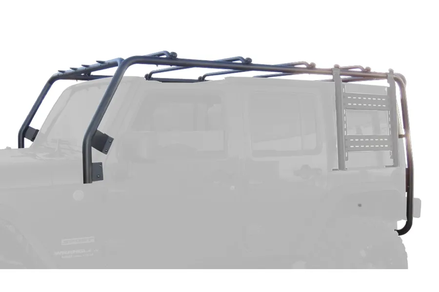 Cargo Roof Rack System; 4 Crossbars; Durable 2-Stage Light Textured Black Powder Coat; product image