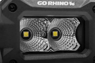 Go Rhino 751003023FBS Bright Series - 3x2 Rectangular LED Flood Lights, Pair product image