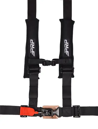 PRP 4.2 Harness with Latch and Link Lap Belt, Black