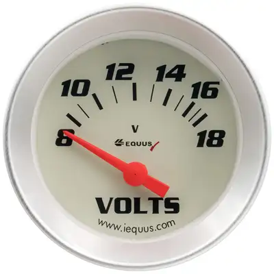 AutoMeter Gauge Voltmeter 2' 8-18v 90 Deg