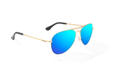 Bajio Sunglasses Soldado Rose Mirror Pcrose Gold Satin