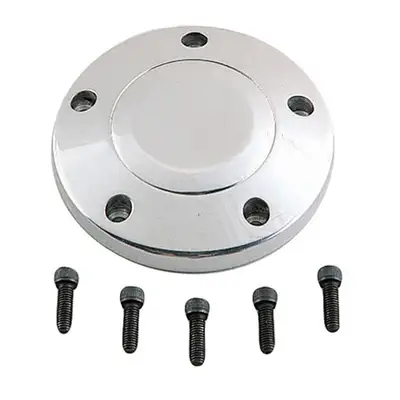 Grant Signature Horn Button; Polished; w/o Logo; w/Screws;