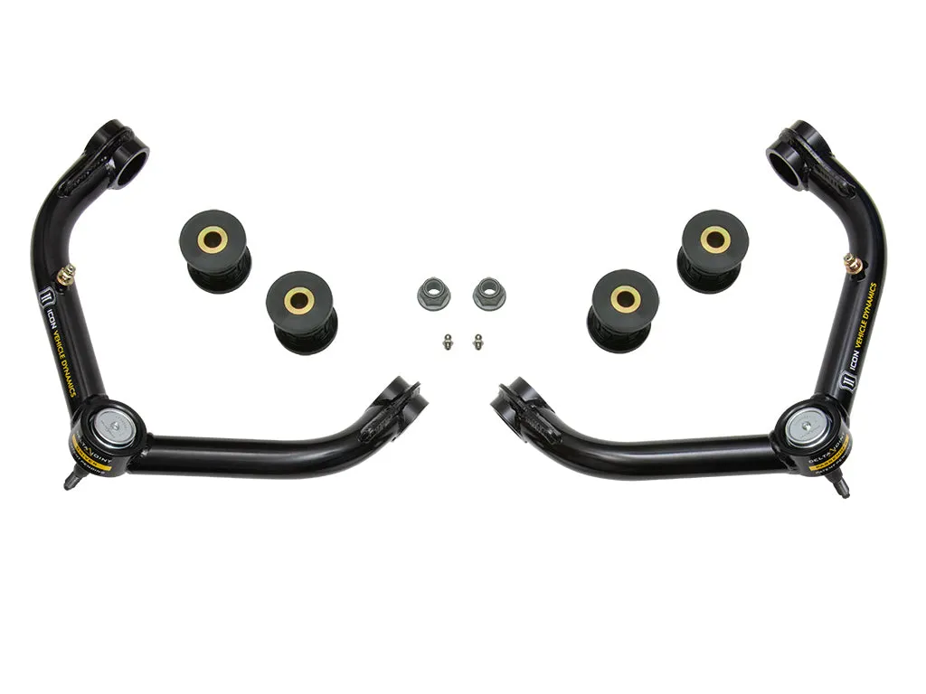 ICON 2001-10 GM 2500/3500 HD, Tubular Upper Control Arm Kit w/Delta Joint product image