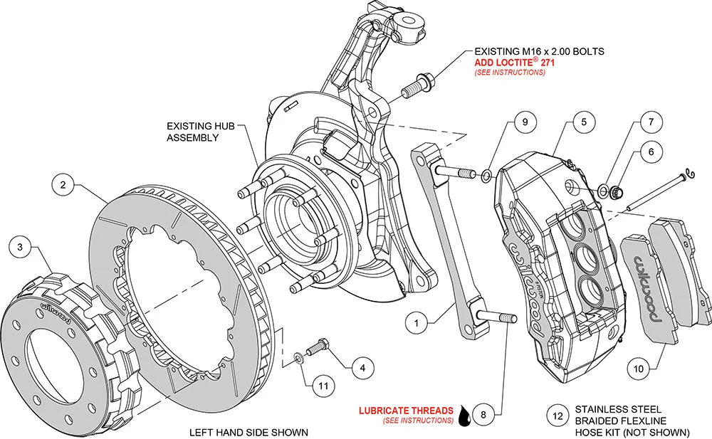 Silverado 2500/3500 | Sierra 2500/3500 | TX6R Big Brake Truck Front Brake Kit | 2011-2019 product image