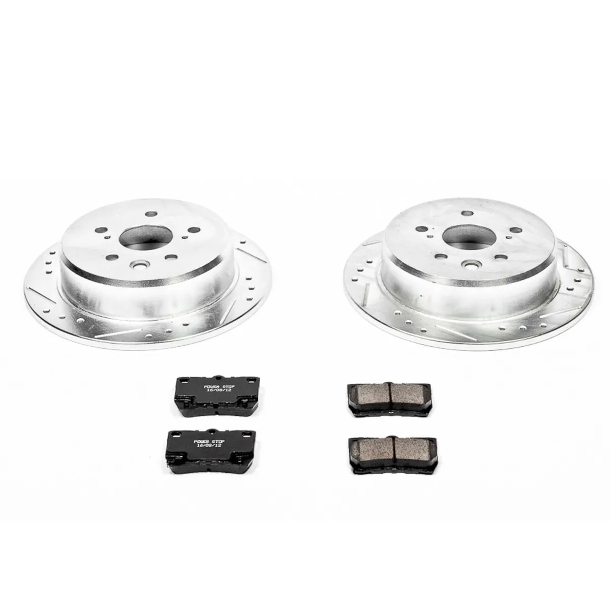 Z23 Evolution Sport Upgrade Kit: Drilled/Slotted Rotors; Carbon-Fiber Ceramic Pads W/Hardware product image