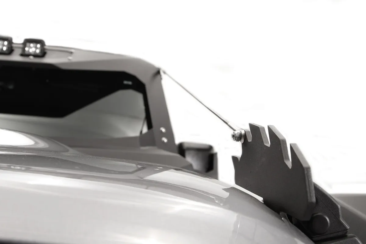 Limb Riser; For Vehicles w/Vi-Cowl; Matte Black Powder Coat; product image
