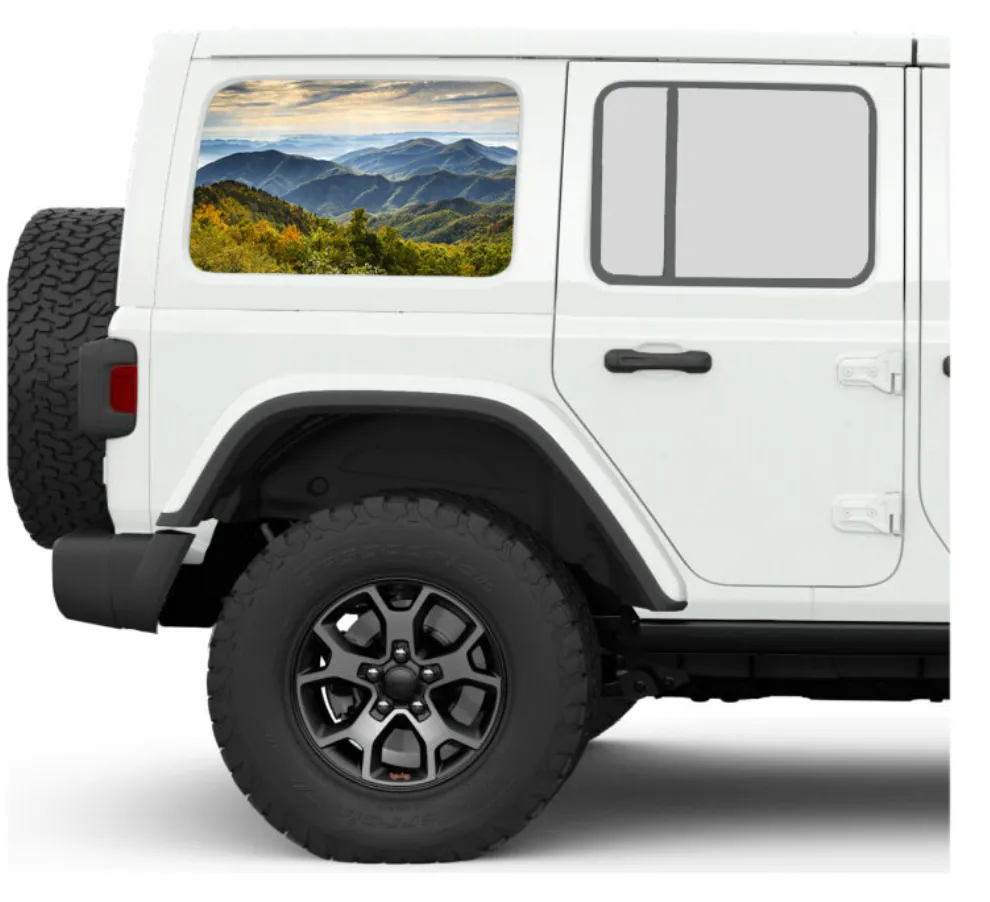 Smoky MT Side Windows Printed Vinyl Decal product image