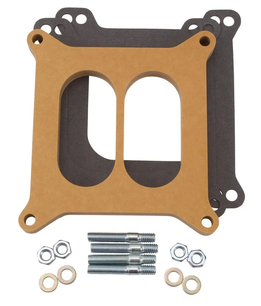 Edelbrock Edelbrock 8725 Carburetor Spacer #8725 Divided Center 1/2in Thick