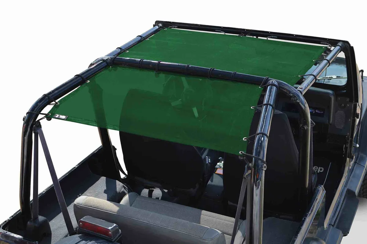 Steinjager Tops and Covers 1987-1995 Fabric Teddy Green Rear Seats Only