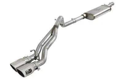aFe Power AFE Power Rebel Series 2.5in Cat-Back Exhaust System w/ Polished Tip - JK 4Dr