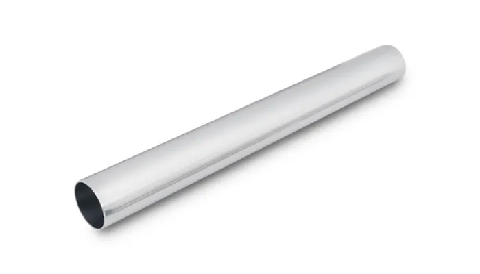 Straight Aluminum Tubing; 2 in. OD; 18 in. L; 1.8MM Wall Thickness; 6063 Aluminum; Polished; product image