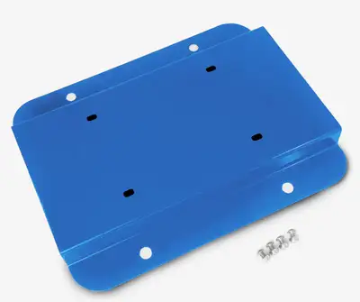 Steinjager Exterior Accessories 2007-2018 License Plate Brackets Relocation Kit Playboy Blue