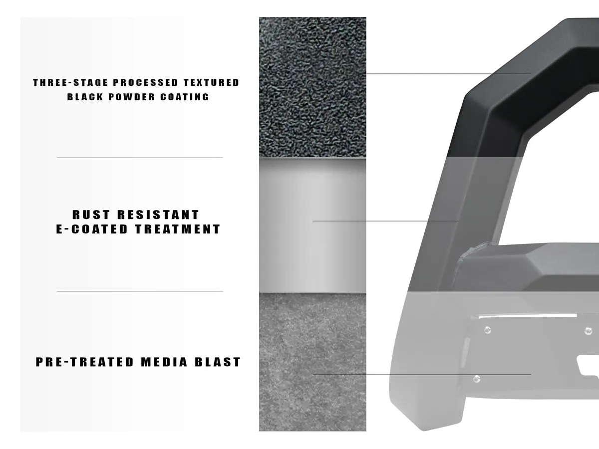 Armordillo 8719916 Armordillo 2022-2024 Nissan Frontier Rayden Bull Bar - Matte Black product image