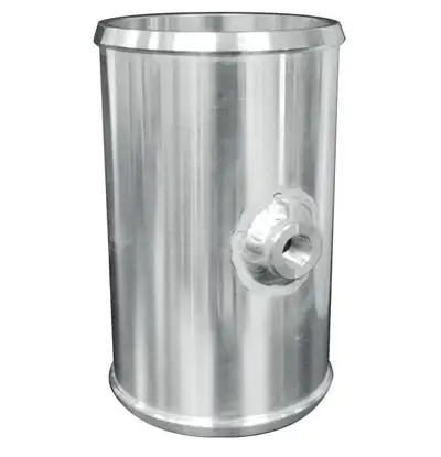 Pacific Performance Engineering Billet Aluminum Coupler 1/8 Inch Npt 3 Inch OD X 5.0 Inch Long PPE Diesel