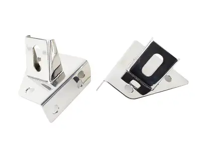 Kentrol Jeep CJ/YJ LED Light Bar Bracket Pair 76-95 CJ and Wrangler YJ Polished Silver Kentrol