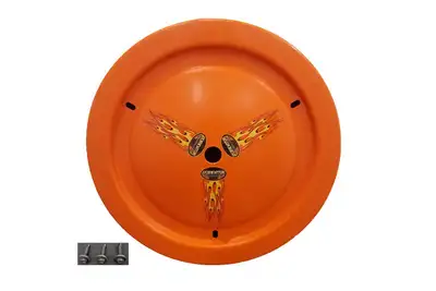 Dominator Race Body Wheel Cover Bolt-On Orange