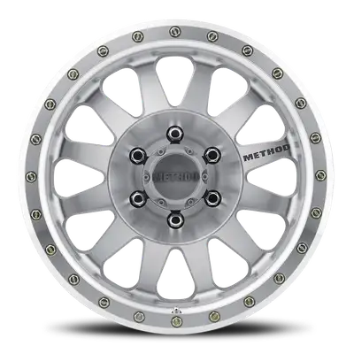 Method Race Wheels Aluminum Wheels 18x9 Double Standard MR304 Bolt Pattern 6 On 139.7 Offset -12 Lip Size 3.86 Machined SL Clear Coat Method