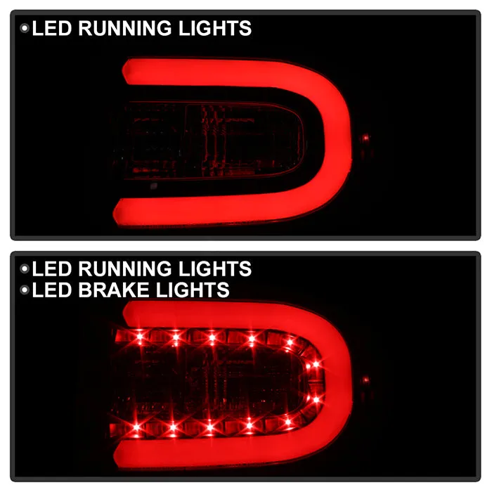 Toyota FJ Cruiser 07-13 Light Bar LED Tail Lights - Black product image