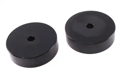 Rock Jock Bump Stop Kit 07-18 Wrangler JK Front Includes Billet Aluminum Spacers Urethane Bump Stops Hardware RockJock 4x4