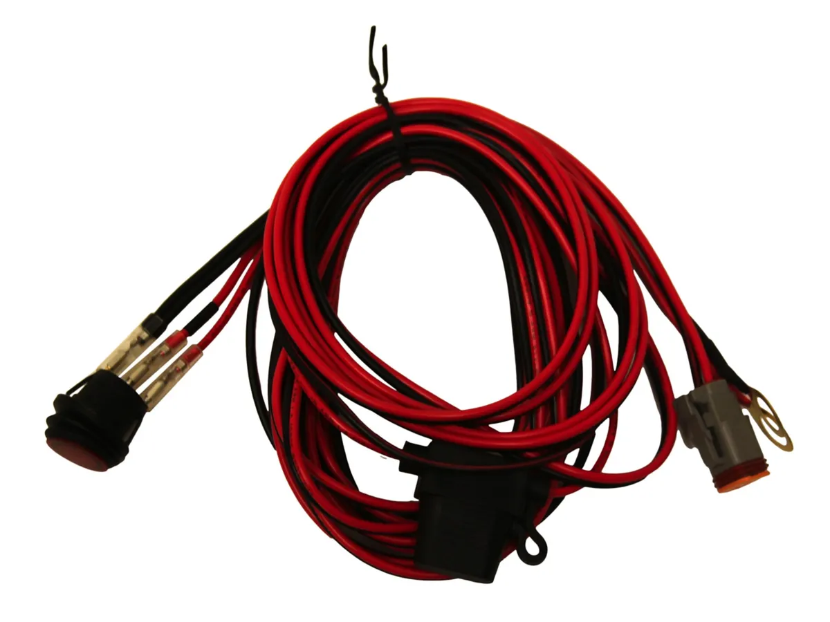 RIGID Industries 40194 Wire Harness, Fits 4-6 Inch E-Series, 6-10Inch SR-Series, Single Unit Pods product image
