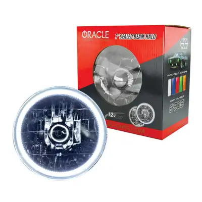 Oracle Lighting ORACLE 7" Sealed Beam Headlight with Pre-Installed SMD Halo