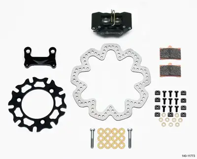 Wilwood Brakes Wilwood GP320 Left Front Kit SA Rotor 10.50in SuperAlloy Solid Rotor