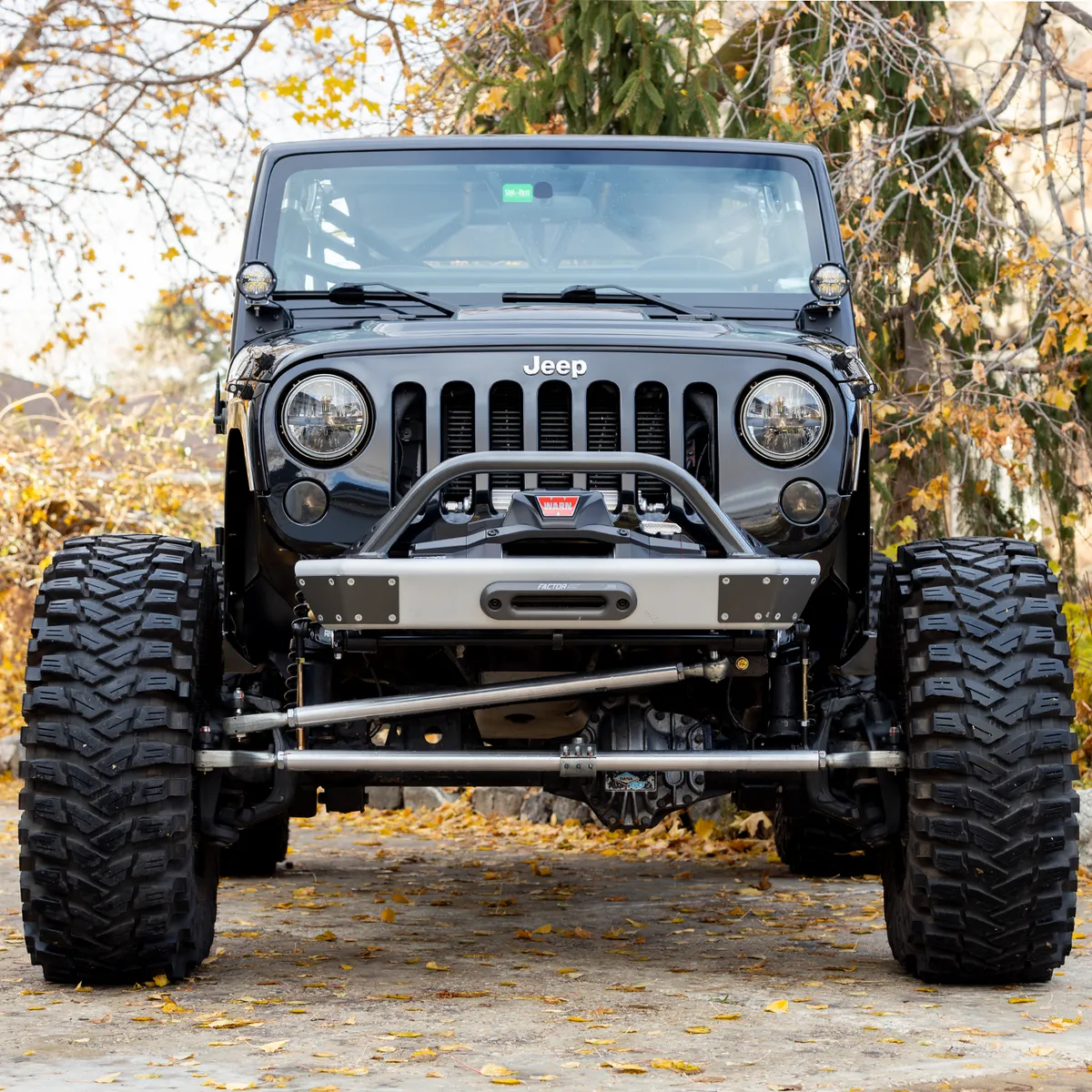 0718 Wrangler Legacy Front Bumper With Hoop Raw product image