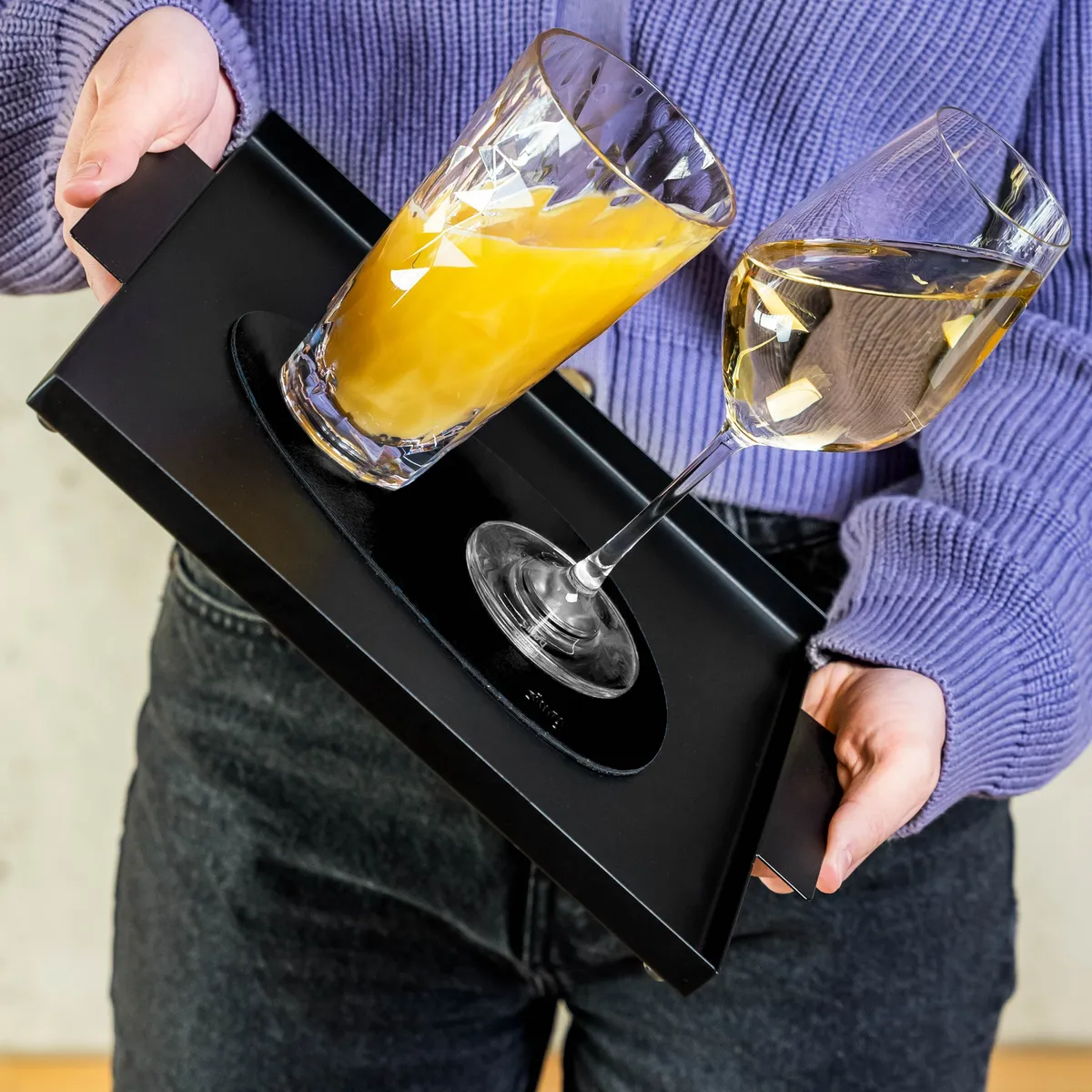 Metal Nano Gel Placemat SMALL BLACK product image