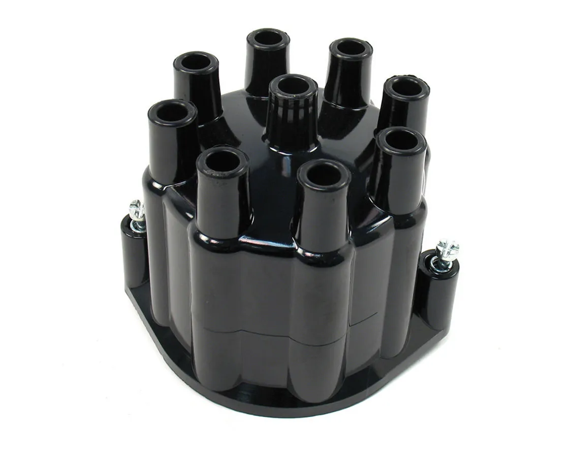 Pertronix Replacement Distributor Cap for 8 Cylinder Automotive Billet Distributors - Black / Female (Service Part Only)