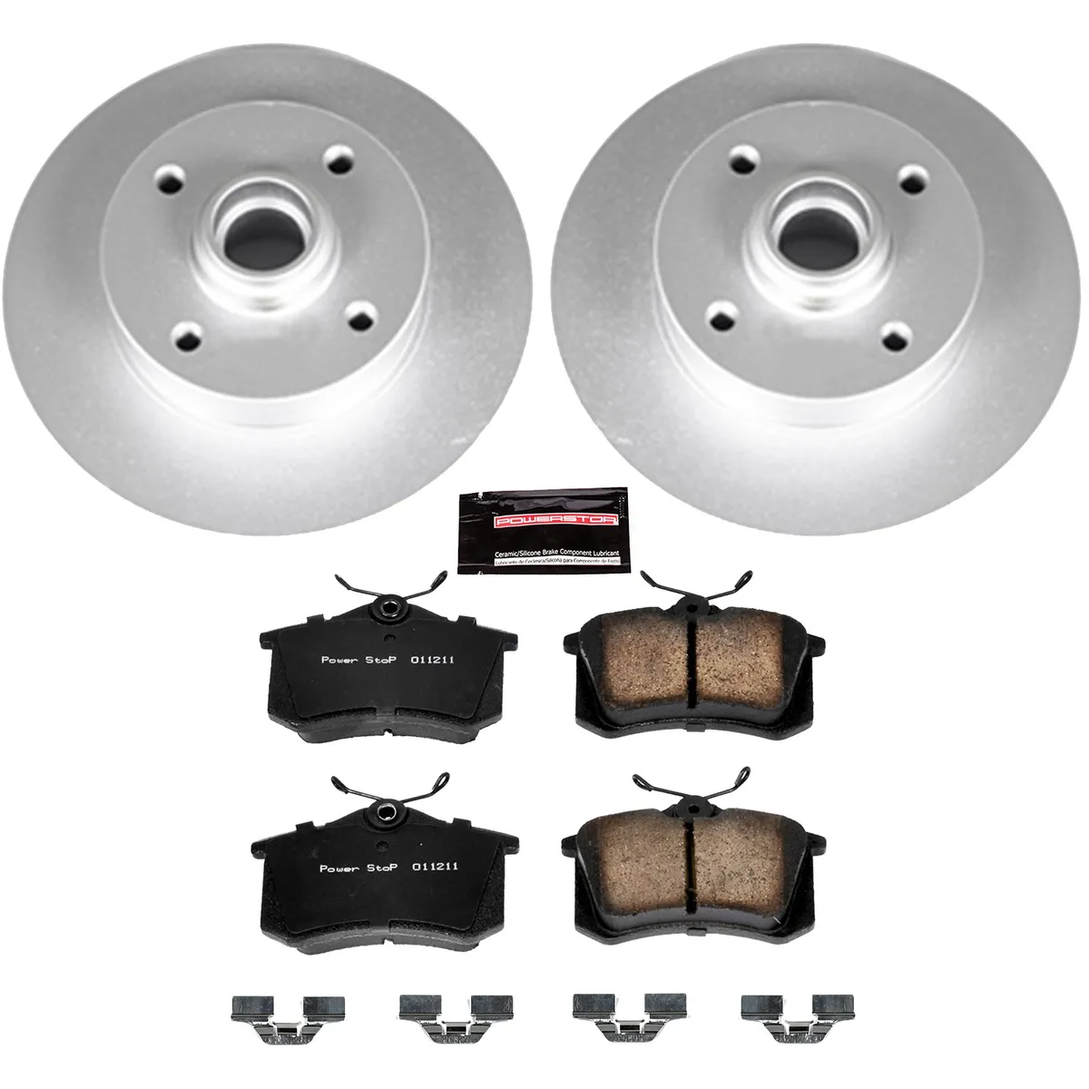 Z23 Sport Geomet Coated Rotor Kit For European Vehicles: Genuine Geomet Fully Coated Rotors; Carbon-Fiber Ceramic Pads W/Hardware product image